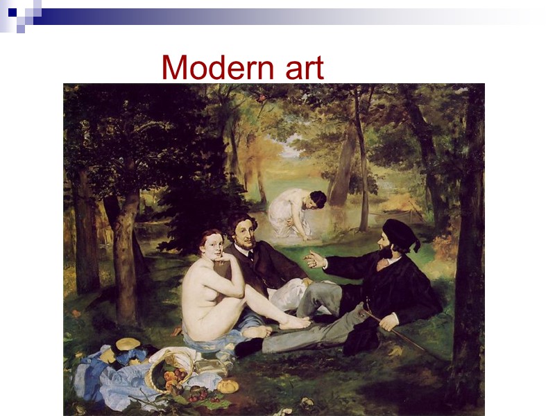 Modern art Modern art